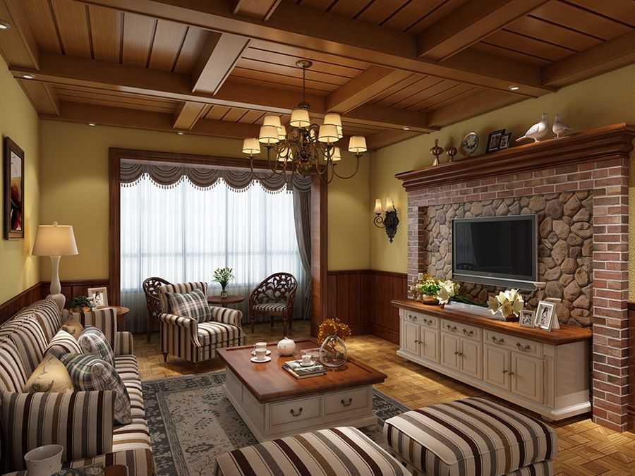 美式04装修效果图