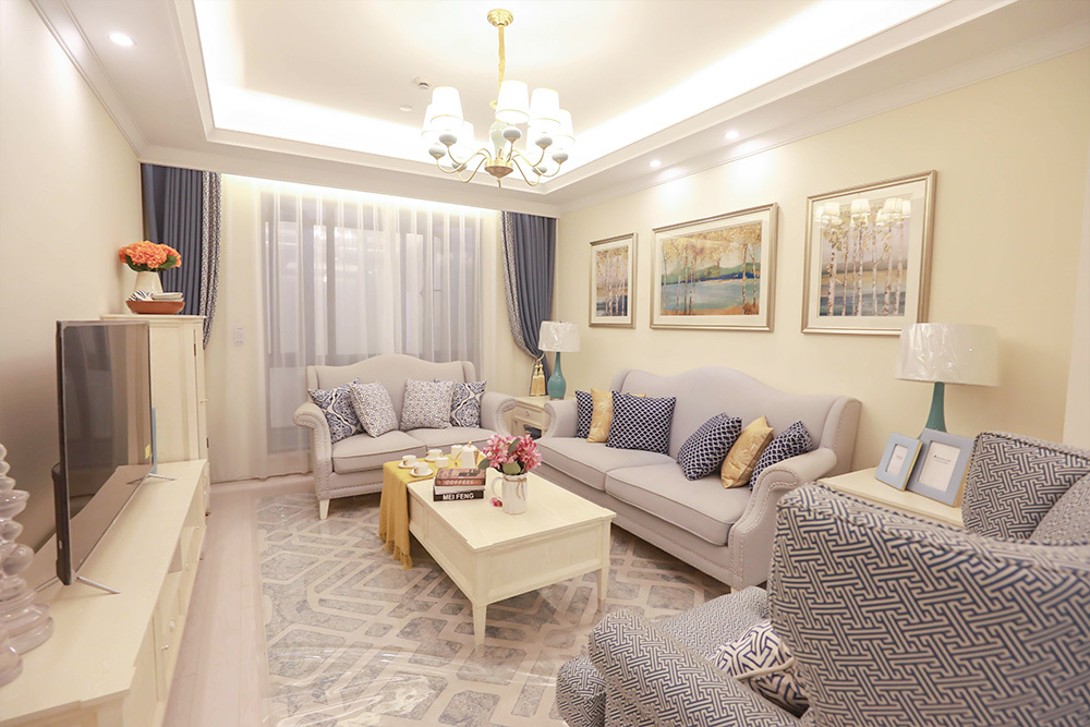 85㎡美式两居，经典田园，舒适温馨