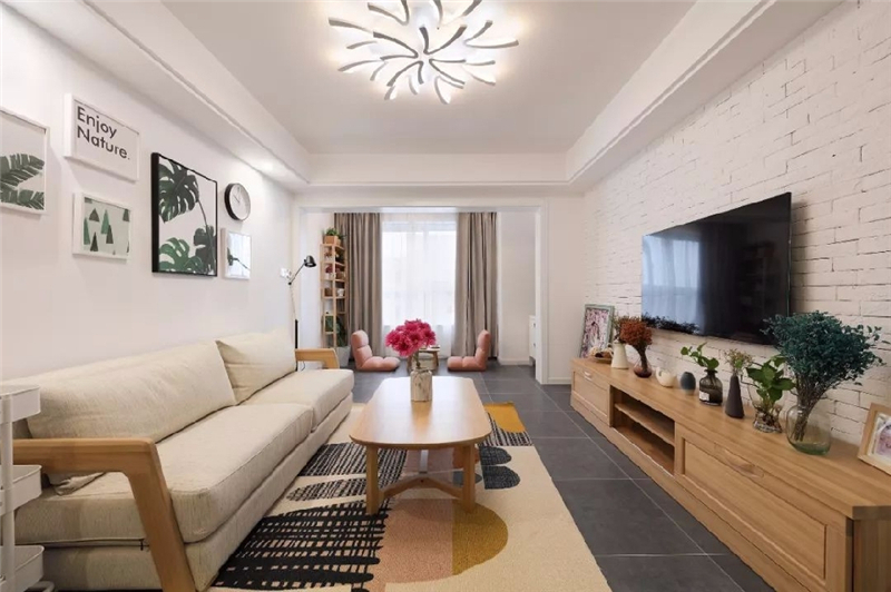 120㎡简约舒适日式风样板间