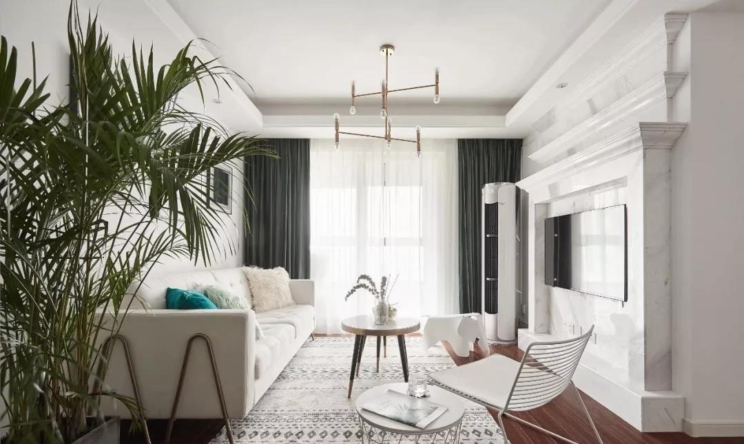 【红杉树装饰】103平的北欧风，这软装搭配，美翻了！