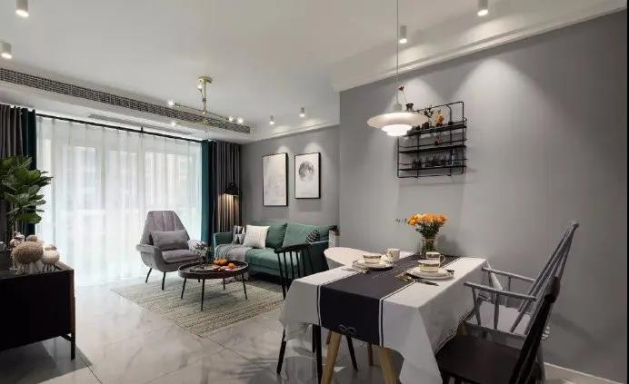 【红杉树装饰】90平北欧风，爱上这清新自然色调的小户型