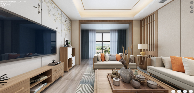 光谷新世界新中式风格