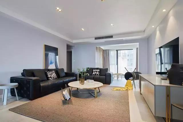 【红杉树装饰】186平的现代简约风大平层设计，宽敞明亮又简洁大方