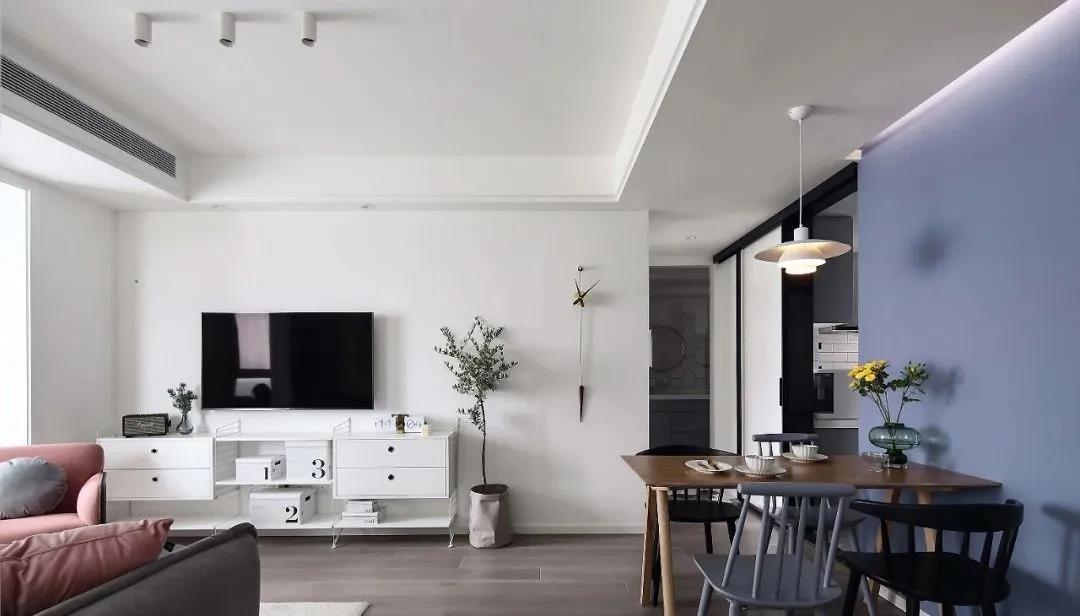 【红杉树装饰】90㎡文艺北欧风格，入户玄关太棒！