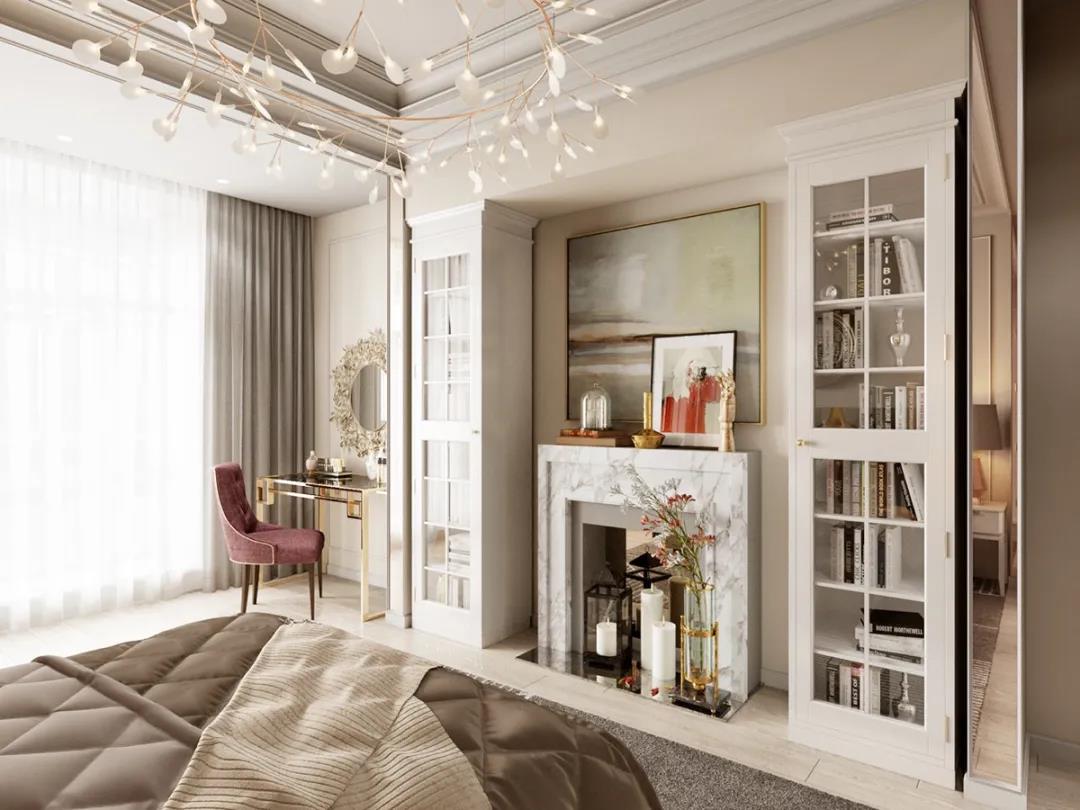 【红杉树装饰】80㎡现代轻奢风格，灰+粉绝美！