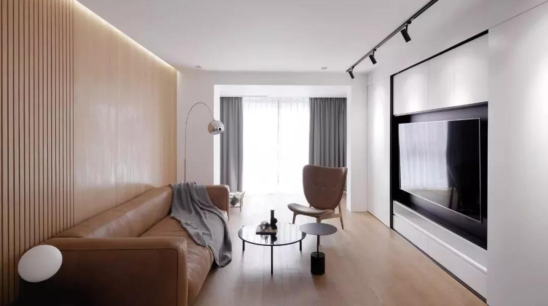 【红杉树装饰】106㎡现代风格装修，电视墙储物柜绝了！