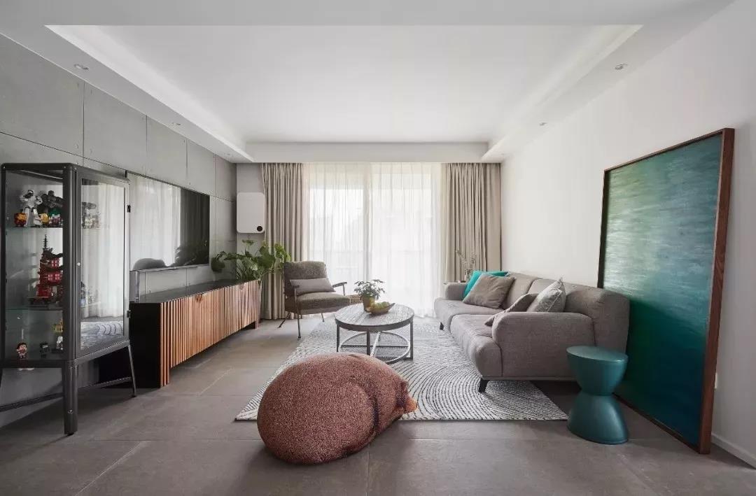 【红杉树装饰】130㎡清爽北欧风格，客餐厅采光超棒！