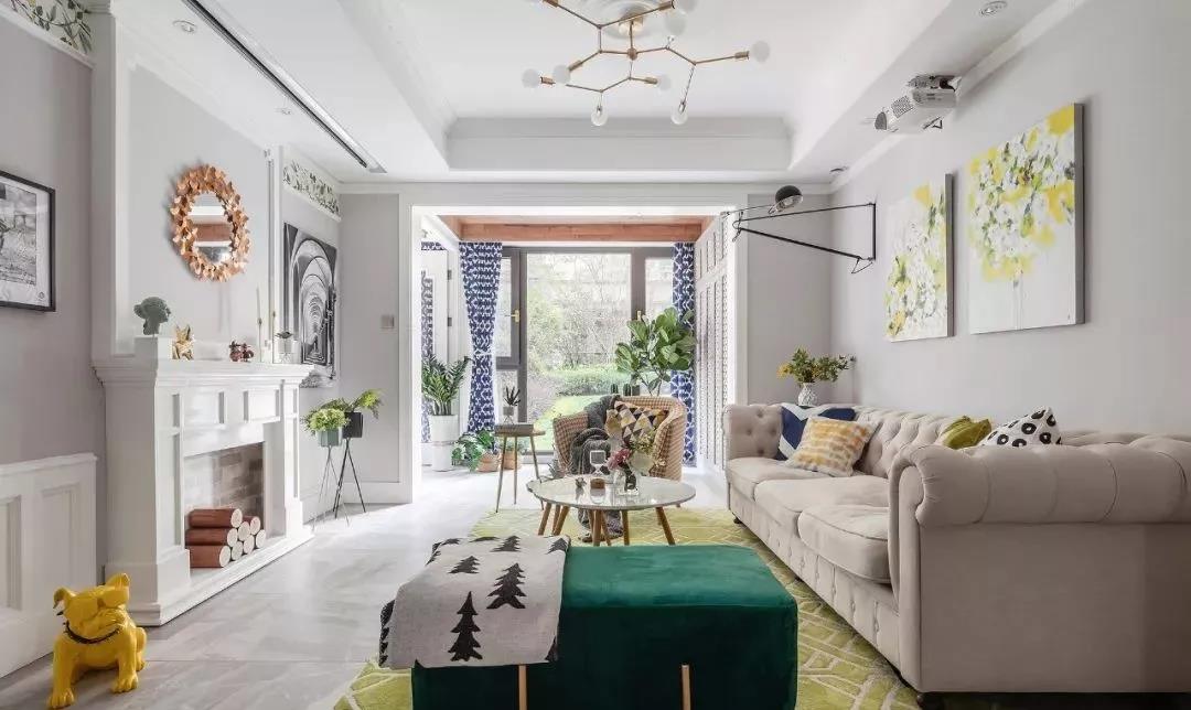 【红杉树装饰】124㎡简美田园风格装修，太森系了吧！