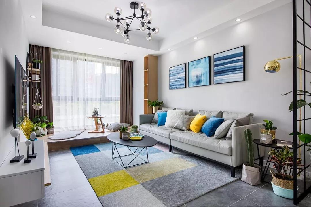 【红杉树装饰】70㎡小户型简约装修，实用好看