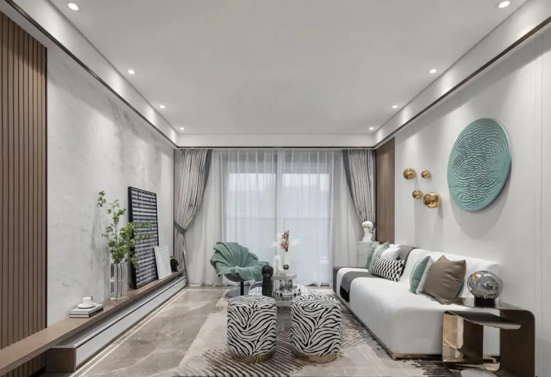 【红杉树装饰】128㎡现代轻奢风格，儿童房好梦幻！