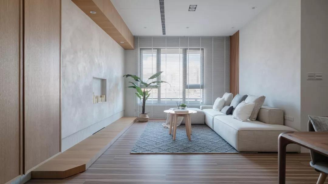 【红杉树装饰】125平现代简约三室，原木的禅意风