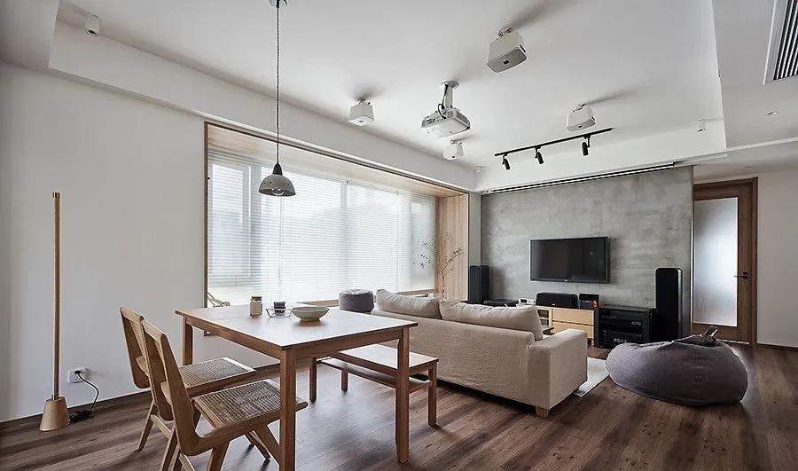 【红杉树装饰】89㎡现代简约，原木装修非常自然，古朴