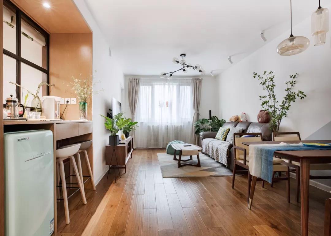 【红杉树装饰】80㎡小户型简约北欧风，贴心的男友范儿