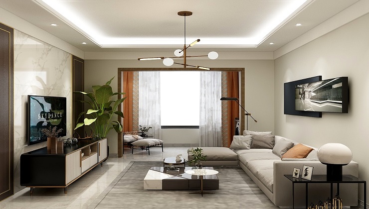 【红杉树装饰】现代简约风格中户型