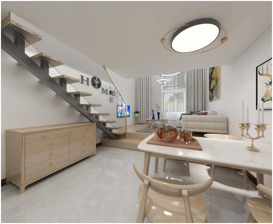 【红杉树装饰】40㎡轻奢LOFT，通透，住出精致时尚范儿！