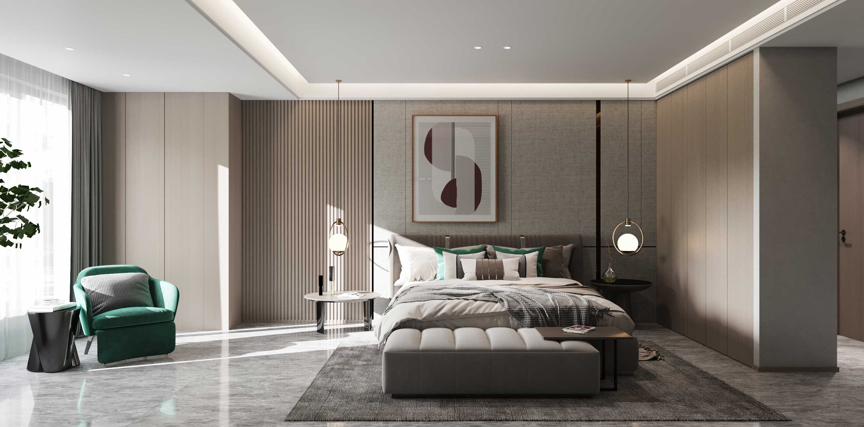 【红杉树装饰】锦秀人家200m²轻奢风