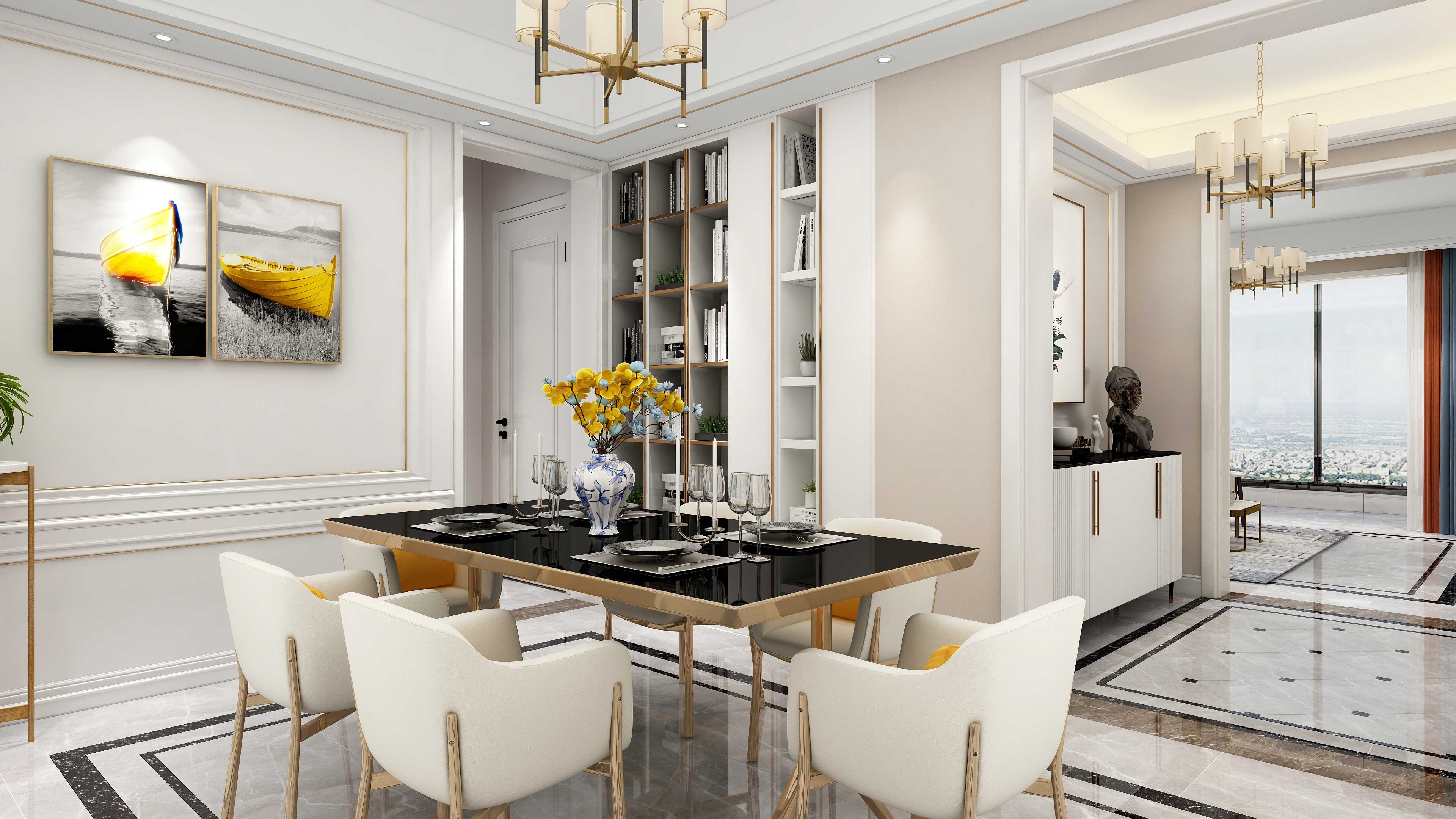 【红杉树装饰】梅南山居145m²现代轻奢