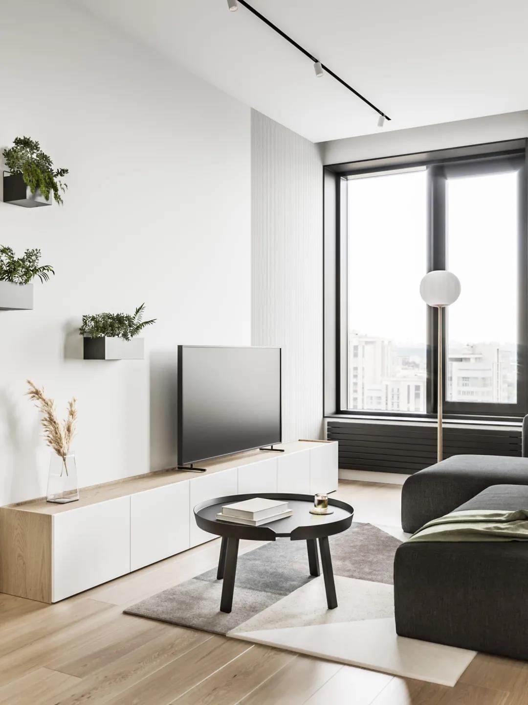 【红杉树装饰】65㎡现代简约风格小户型装修，麻雀虽小五脏俱全