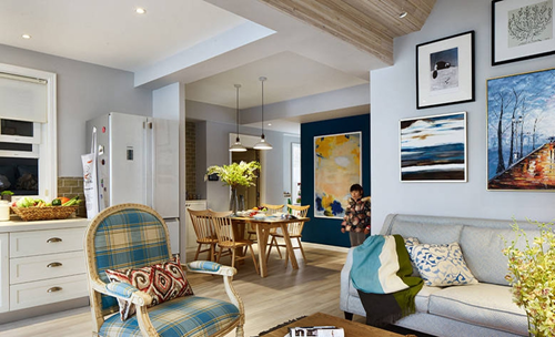 【红杉树装饰】现代简约-125平清新自然风