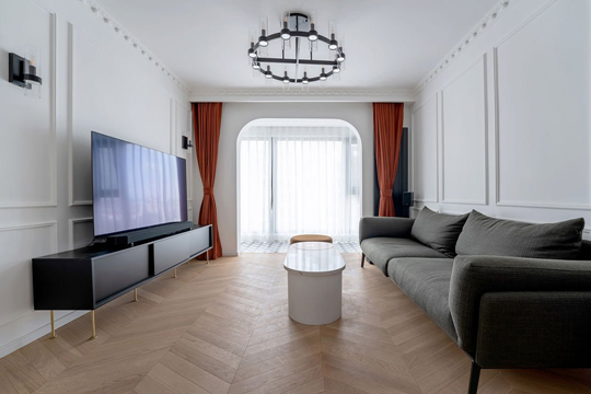 【红杉树装饰】67㎡小户型上演法式轻奢67