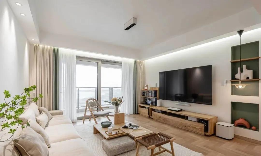 【红杉树装饰】177㎡现代原木风格新房装修，舒适升级