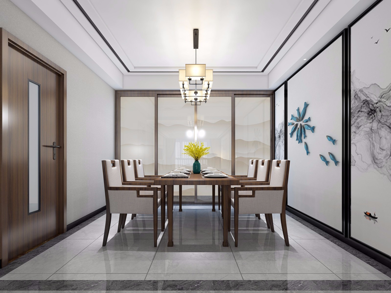 和美小区143平新中式