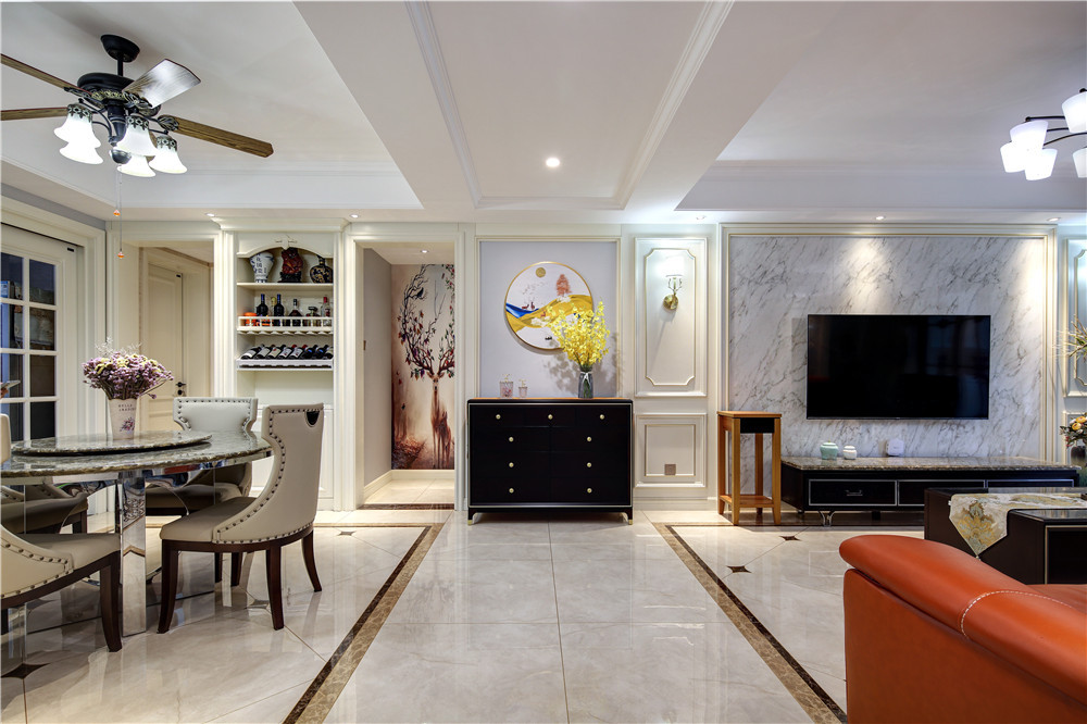 【红杉树装饰】花山堡墅四室两厅，堪称我心目中的美式