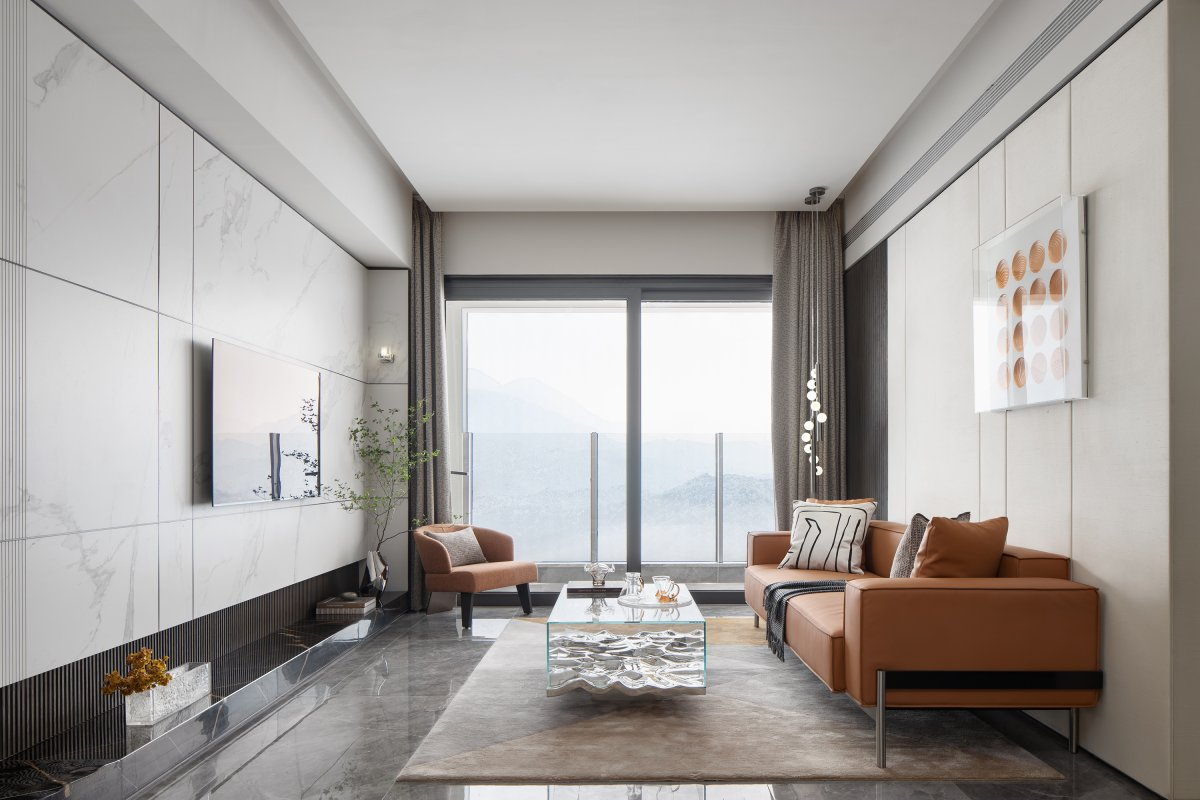 橙光揽境 · 现代轻奢住宅空间设计说明