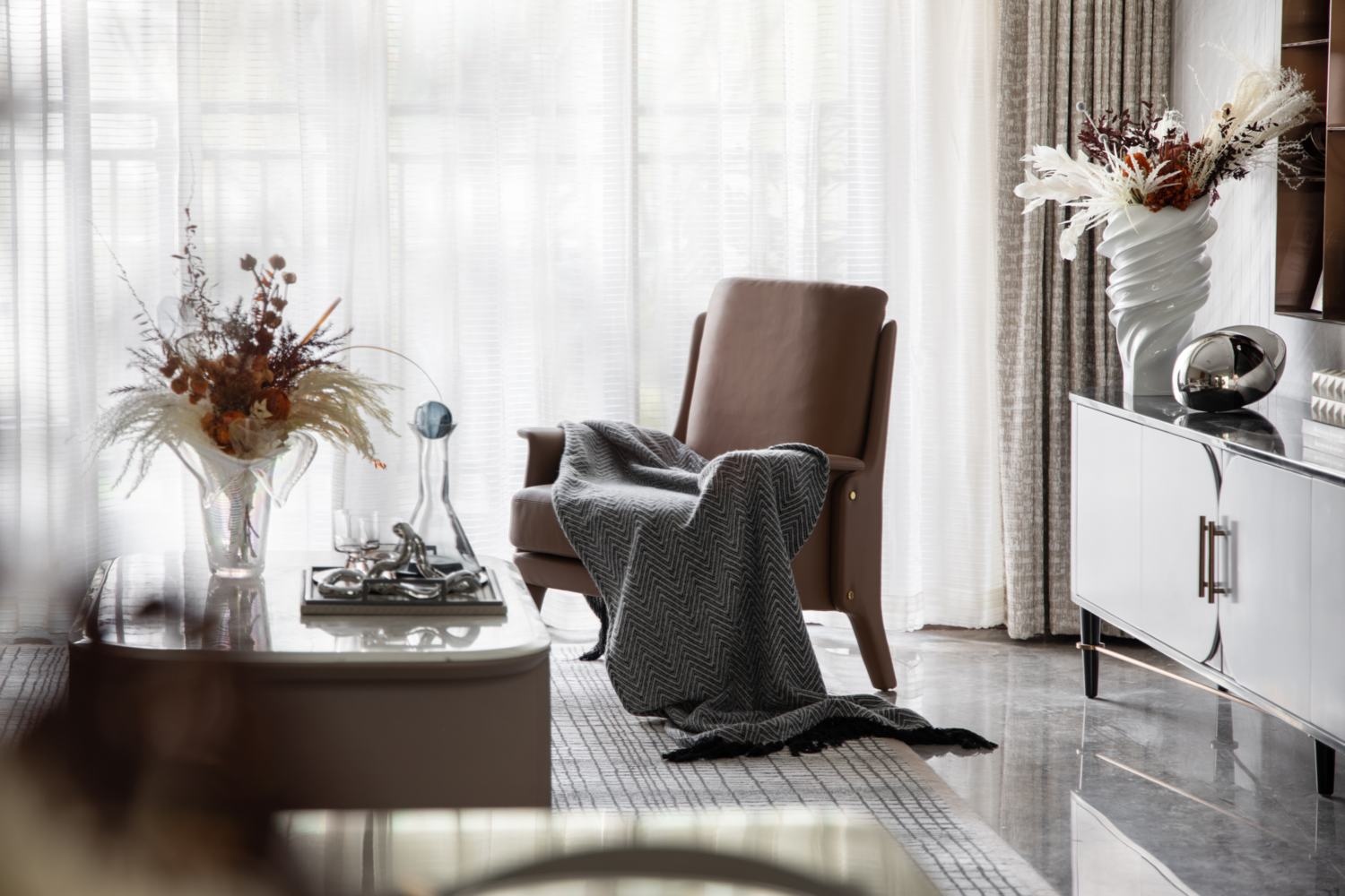 135平现代轻奢，雅致生活美学空间