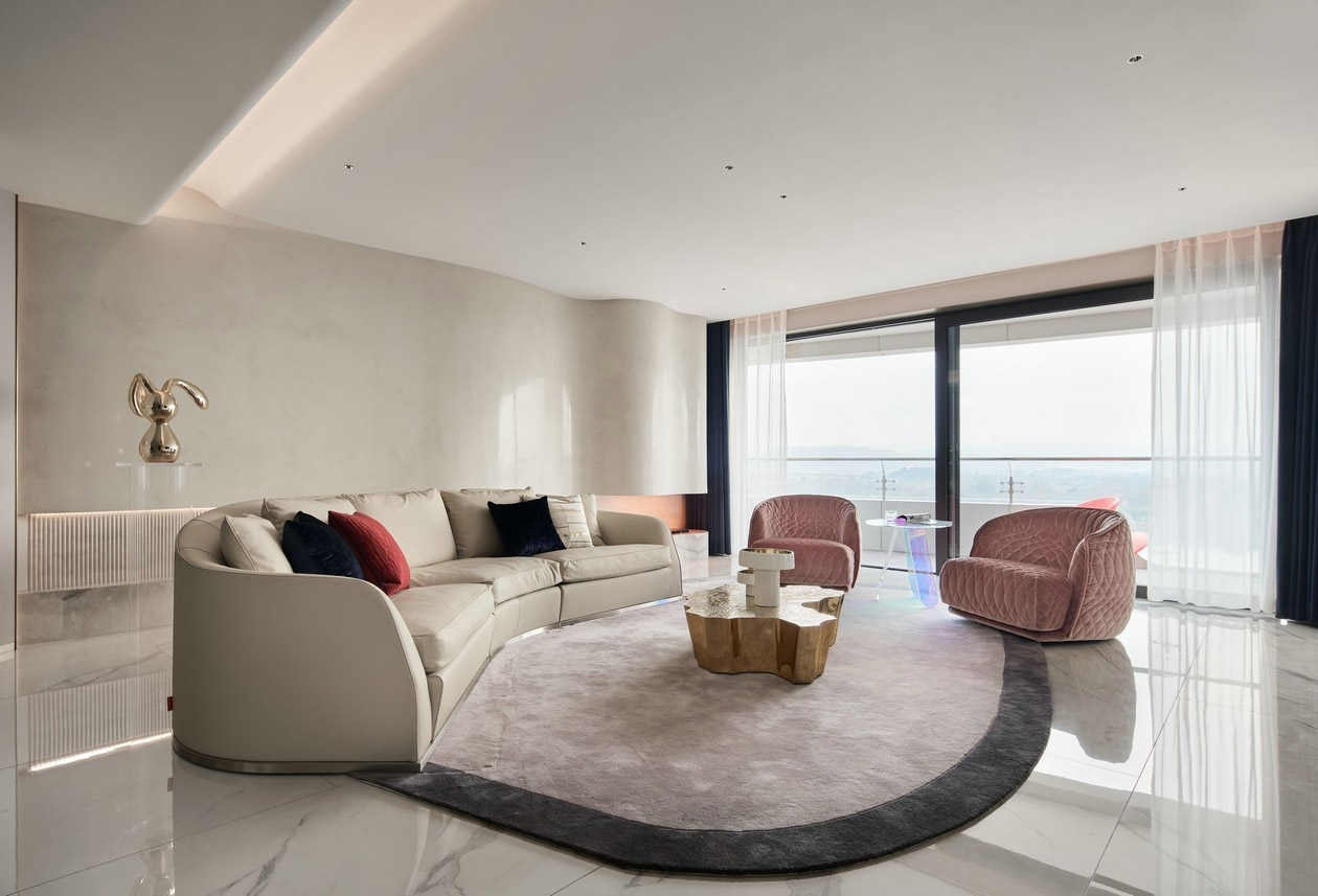 105平现代轻奢空间设计