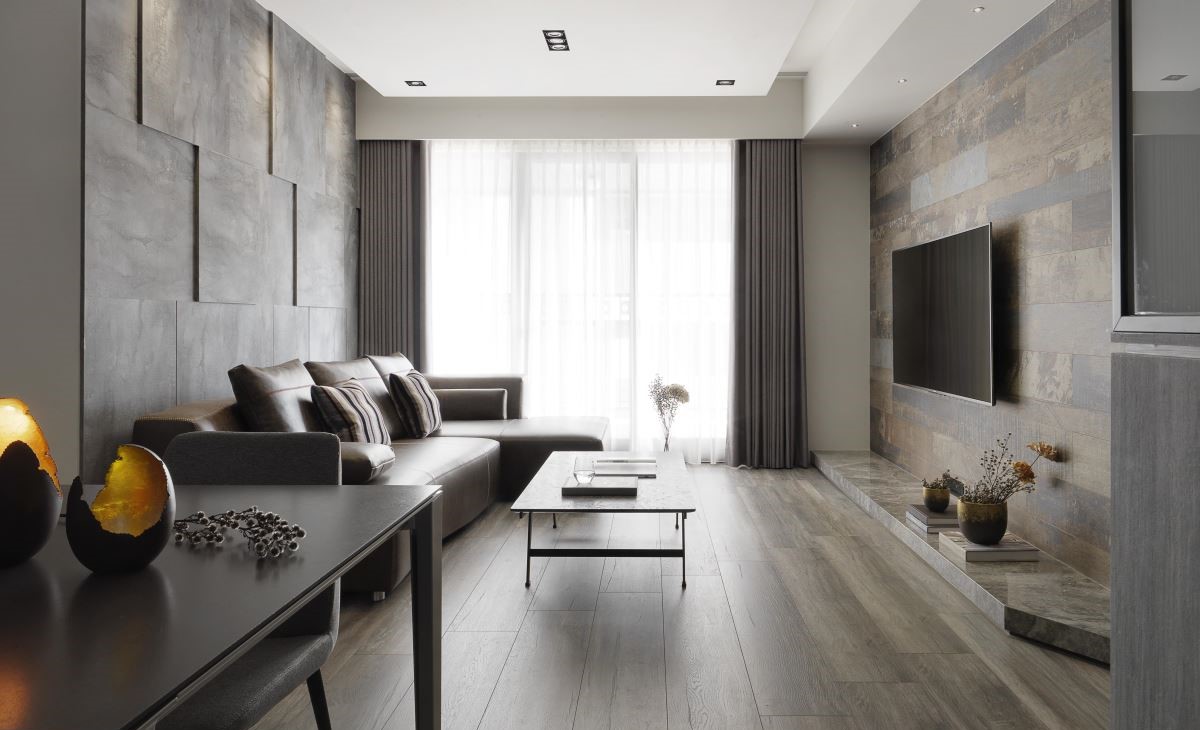 一居室工业轻奢·冷峻质感私宅设计