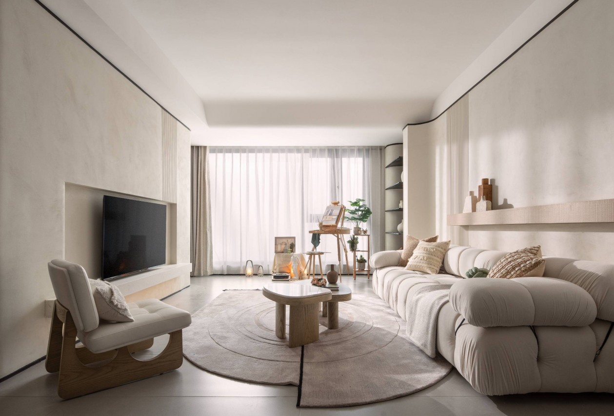 89平侘寂奶油风设计